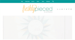 Desktop Screenshot of freshlypieced.com