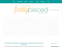 Tablet Screenshot of freshlypieced.com